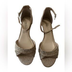 Gold Women Sandals Size 37